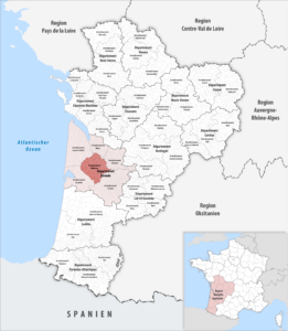 BORDEAUX map