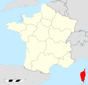 CORSICA map