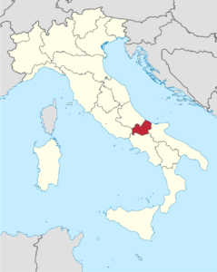 map of Molise